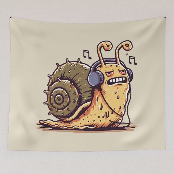 Item preview, Stressed Snail Listening Music designed and sold by Scaryzz.