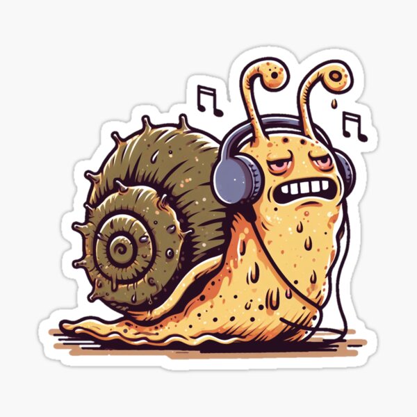 Item preview, Stressed Snail Listening Music designed and sold by Scaryzz.
