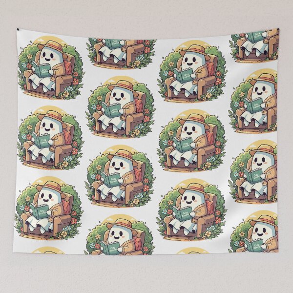 Item preview, Ghost Reading designed and sold by Tw1nsAIArt.