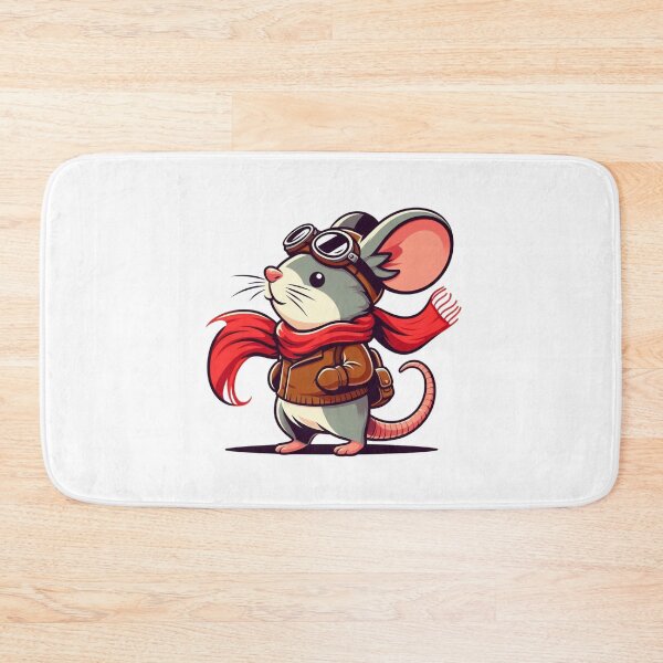 Item preview, Mouse with Aviator Goggles – Adventurous Rodent Style designed and sold by Confuzz1ed.