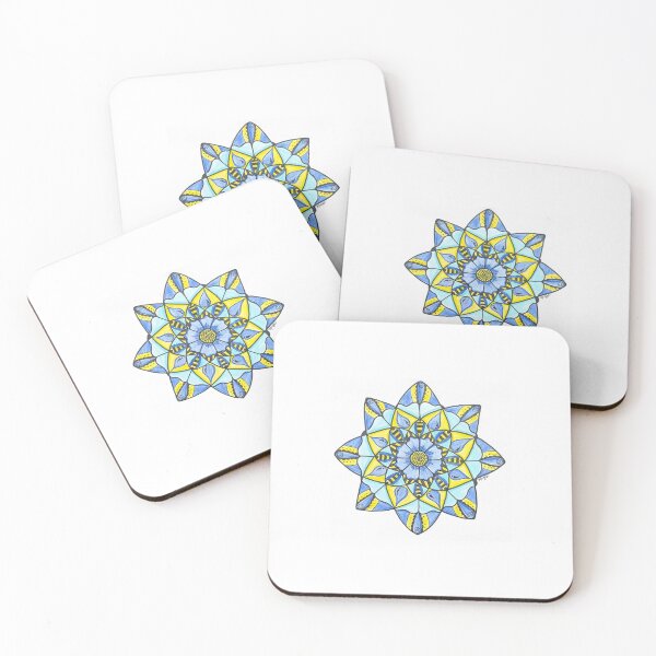 Item preview, Blue bees knees designed and sold by DancingMandalas.