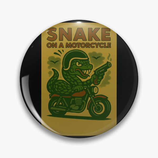 Item preview, Snake On A Motorcycle designed and sold by Fritzindc.