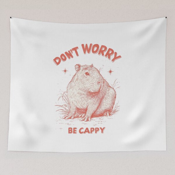 Item preview, Don’t Worry Be Cappy designed and sold by Blurbean.