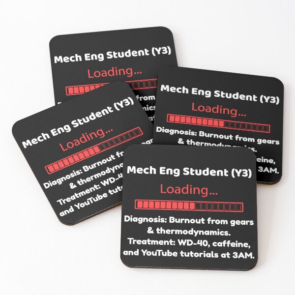 Item preview, Mech Eng Student (Y3) Loading | Funny Engineering Student Design designed and sold by Teenomix.