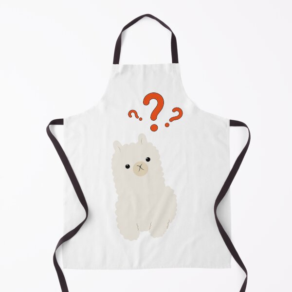 Item preview, fluffy confused baby llama designed and sold by Katharina203.