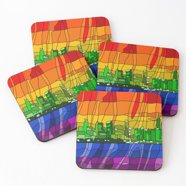 Item preview, Chicago Pride Cityscape designed and sold by Wayne Young Arts.