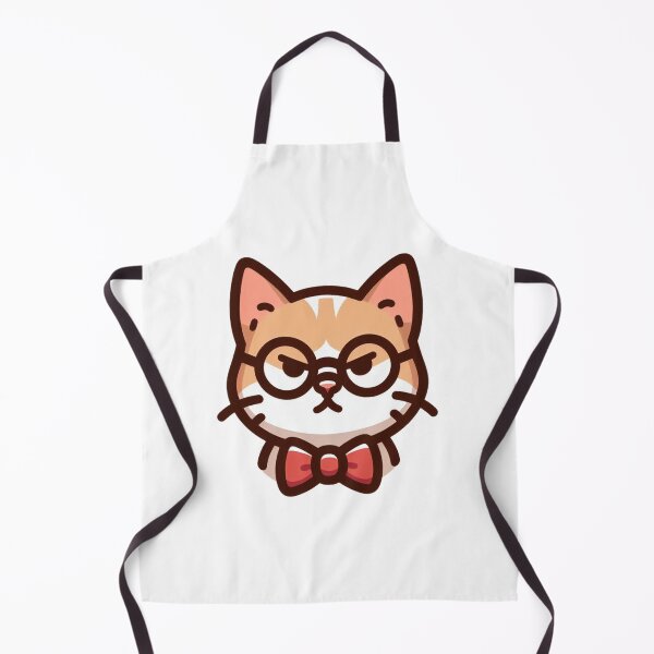 Item preview, Cartoon Cat with Glasses and Bow Tie – Fancy Feline Vibes designed and sold by Confuzz1ed.