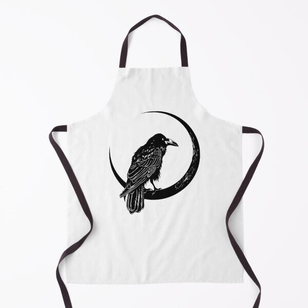 Item preview, Gothic Raven and Crescent Moon designed and sold by ThiefandDreamer.