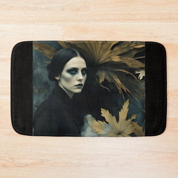 Item preview, Goth Girl with Foliage designed and sold by BrooklynPopArts.