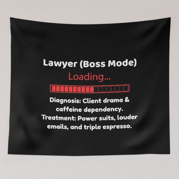 Item preview, Lawyer Loading... Boss Mode Activated designed and sold by Teenomix.