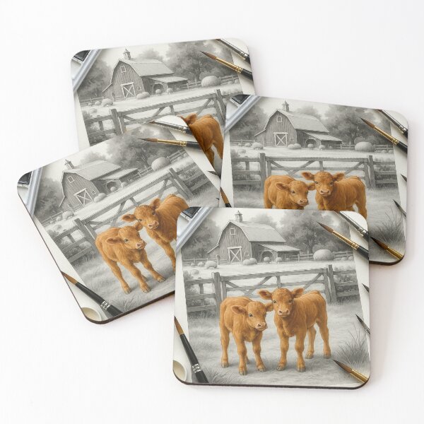Item preview, Pastel Calves & Country Dreams designed and sold by InkandAccents.
