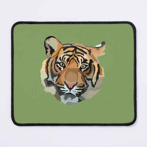 Item preview, T is for Tiger,Tiger Artwork – Majestic Big Cat Illustration and Wildlife Design designed and sold by PrettylittlepastelUk.