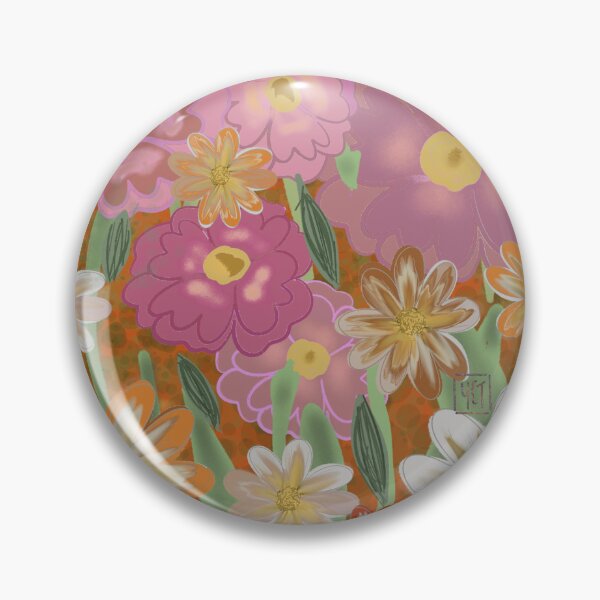 Item preview, Floral layers orange and pink designed and sold by LovePopsicle.