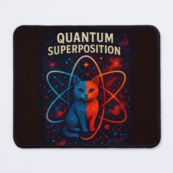 Item preview, Quantum Superposition - Cosmic Cat Atom designed and sold by PJ1DESIGNS.