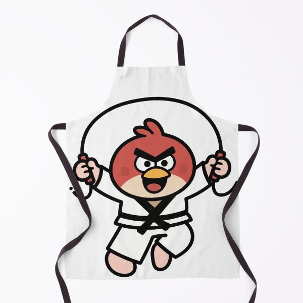 Item preview, Taekwondo Bird Jump Rope – Martial Arts Cartoon Character designed and sold by Pulse Creativity Designs.