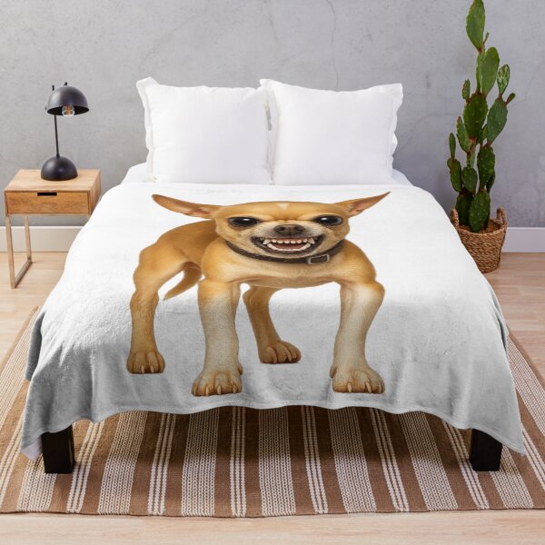 Item preview, Fierce Chihuahua with Attitude – Funny 3D Dog Art designed and sold by NeonCore.