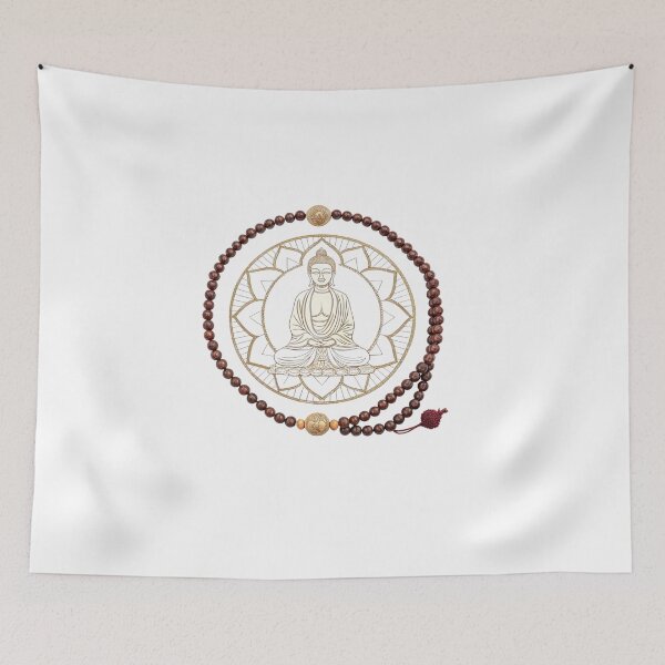 Item preview, Mandala with Buddha  designed and sold by Lucky 777.