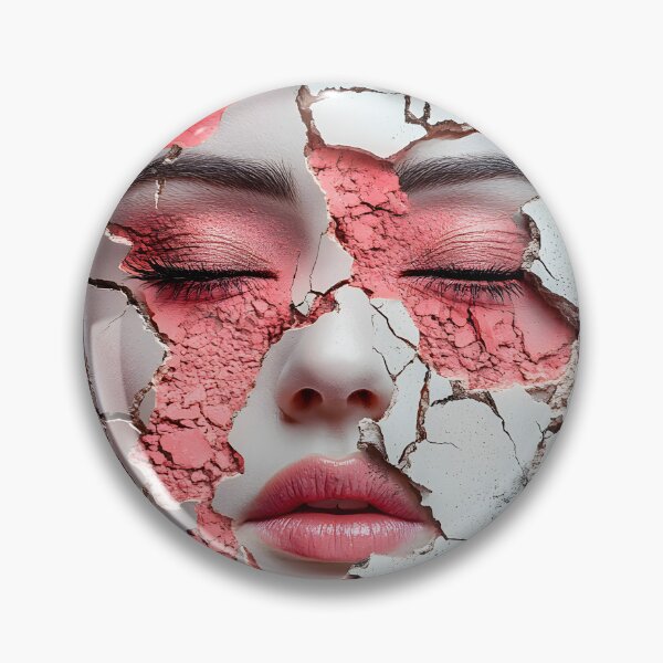 Item preview, Cracked Reflection with Floral Elements in Art designed and sold by Artessie.