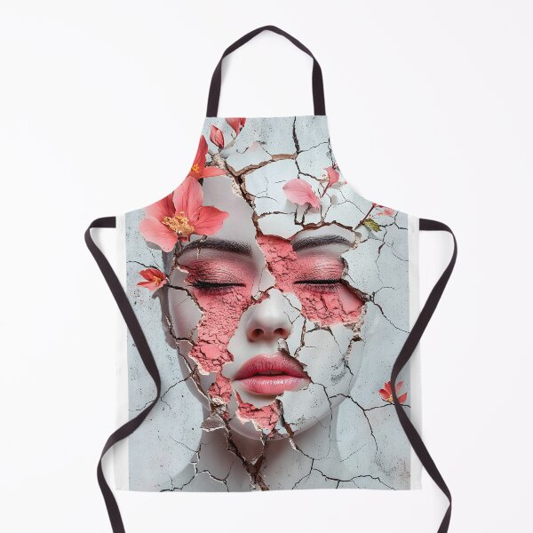 Item preview, Cracked Reflection with Floral Elements in Art designed and sold by Artessie.