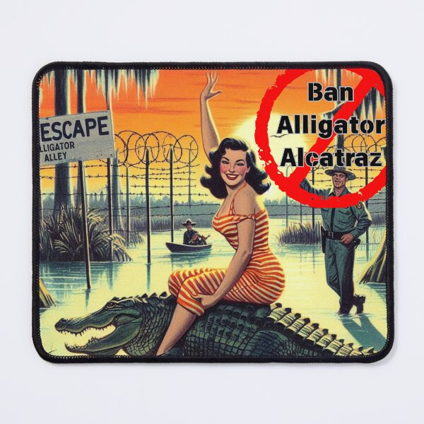 Item preview, Ban Alligator Alcatraz  designed and sold by FloridaWildOnes.
