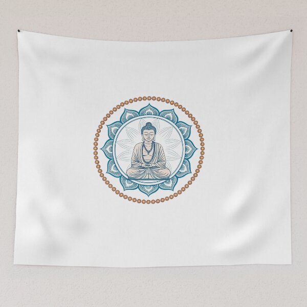 Item preview, Mandala with Buddha  designed and sold by Lucky 777.