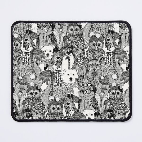 Item preview, festive animals black designed and sold by scrummy.