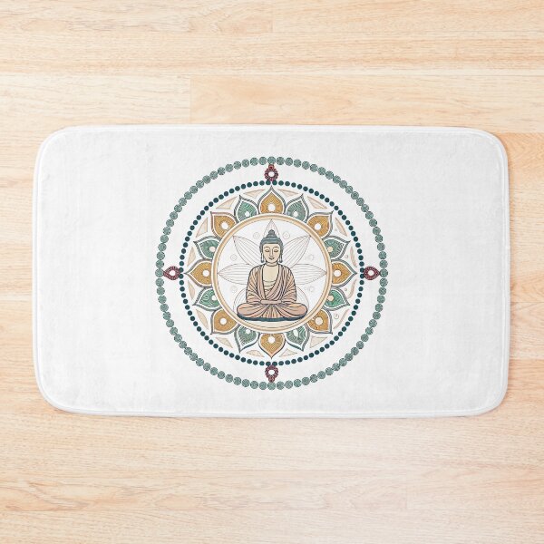 Item preview, Mandala with Buddha  designed and sold by Lucky 777.