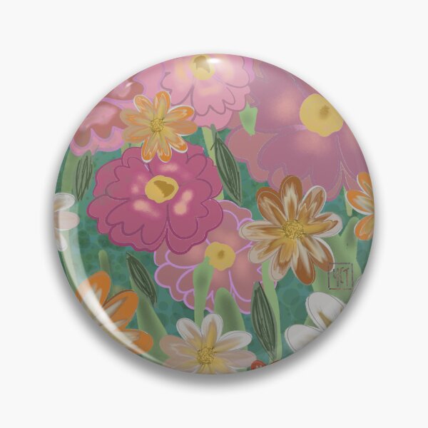 Item preview, Floral layers pink and teal designed and sold by LovePopsicle.