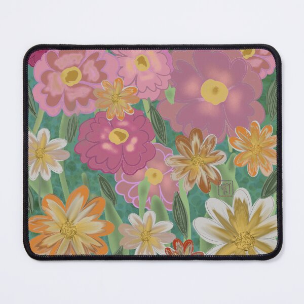 Item preview, Floral layers pink and teal designed and sold by LovePopsicle.