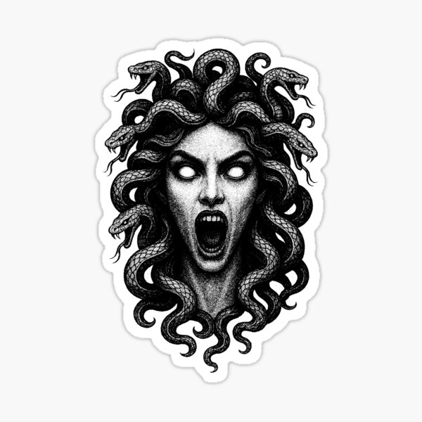 Item preview, La Ira de Medusa - Impresión artística del Grito Gótico designed and sold by xndrlab.