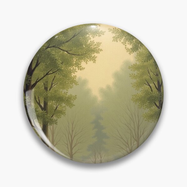 Item preview, Misty Forest Path – Peaceful Woodland Nature Scene designed and sold by TheDesignDen52.