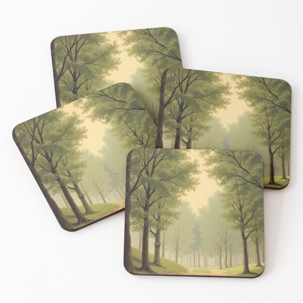 Item preview, Misty Forest Path – Peaceful Woodland Nature Scene designed and sold by TheDesignDen52.