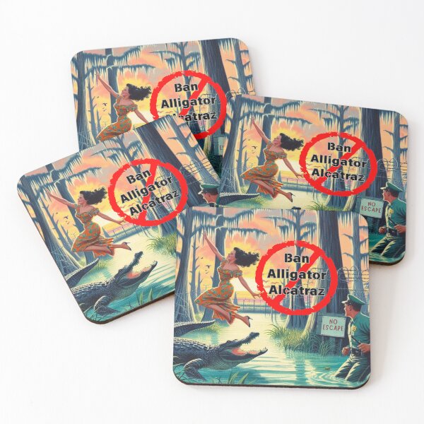 Item preview, Alligator Alcatraz Protest Ban designed and sold by FloridaWildOnes.
