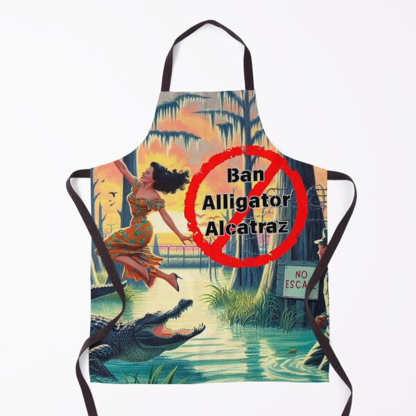 Item preview, Alligator Alcatraz Protest Ban designed and sold by FloridaWildOnes.