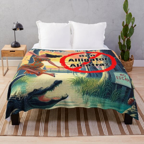 Item preview, Alligator Alcatraz Protest Ban designed and sold by FloridaWildOnes.