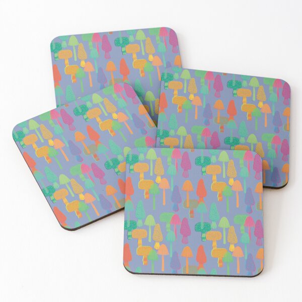 Item preview, Mushroom forest purple designed and sold by daisyhawkins.