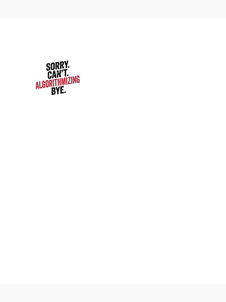 Thumbnail 3 of 3, Backpack, Sorry can't Algorithmizing bye - Funny Algorithmizing Lover designed and sold by Oussinc.