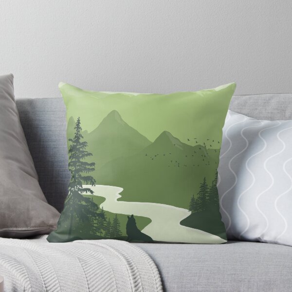 Item preview, Howling Wolf in a Mountain Forest  designed and sold by Nojom-.