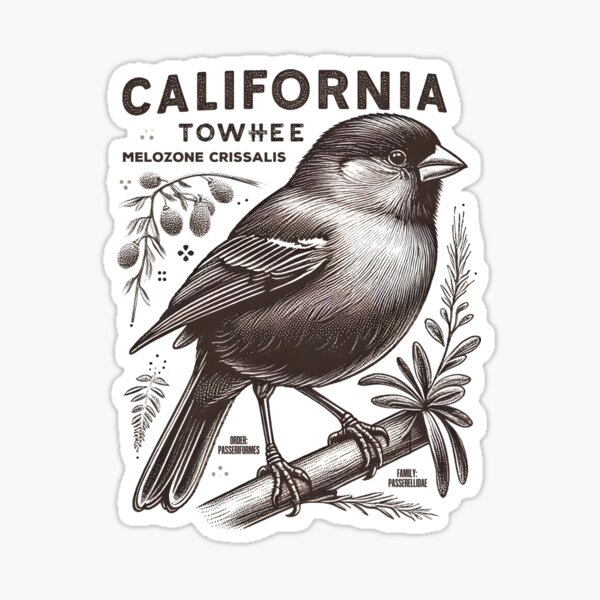 Item preview, California Towhee 7 designed and sold by theAVIARY7.
