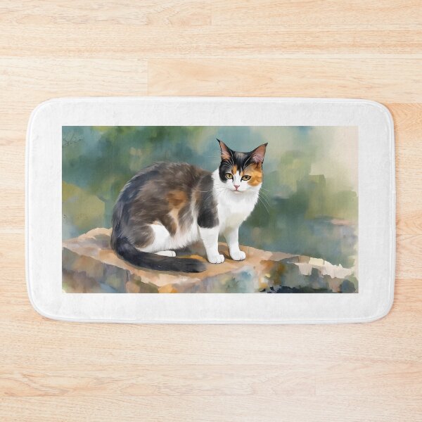 Item preview, Colorful cat portrait art designed and sold by PICT  T MOSB.