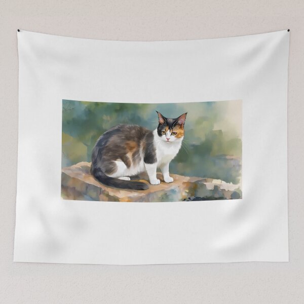 Item preview, Colorful cat portrait art designed and sold by PICT  T MOSB.