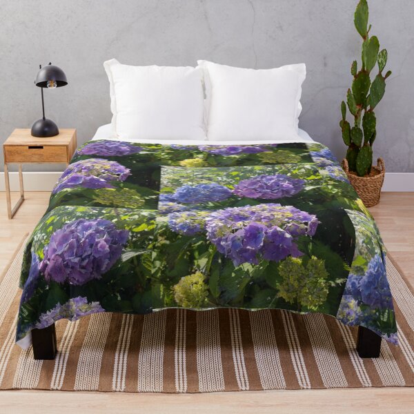 Item preview, Blue hydrangeas in the sun photograph  designed and sold by esvb.