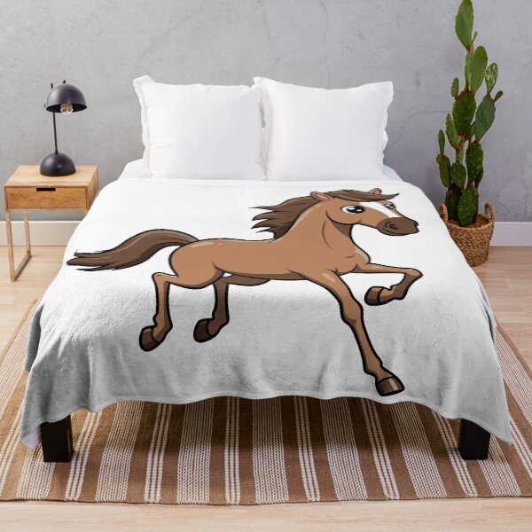 Item preview, Illustration of a little brown and white foal in cartoon style designed and sold by AFernandesDSG.