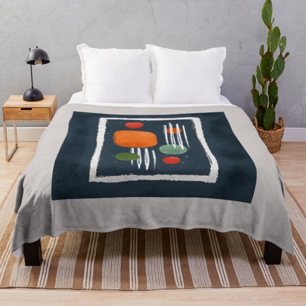 Item preview, Celebrate Geometric Harmony - Vibrant Shapes Dance Against a Dark Canvas with Bold White Accents designed and sold by OlfactoART Studio.