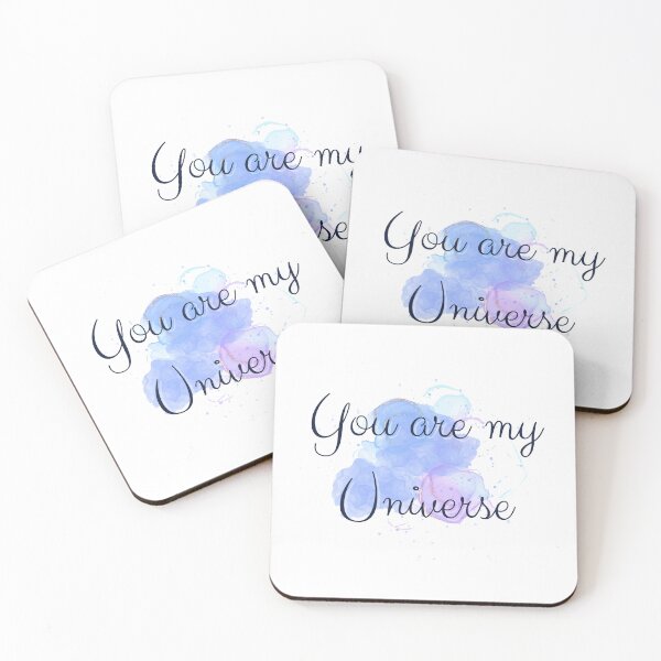 Item preview, You Are My Universe — Cosmic Galaxy Romantic Quote | by LuvStarsbyC designed and sold by luvstarsbyc.