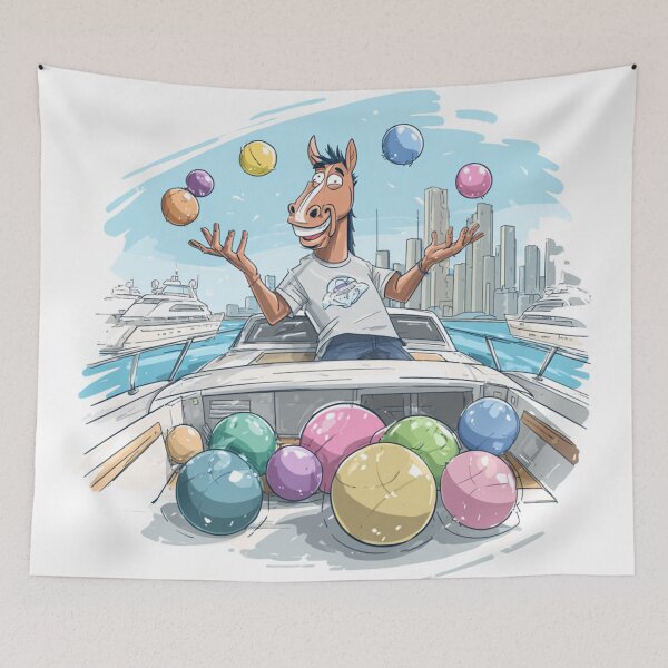 Item preview, Bojack Horseman Miami designed and sold by Valor Vibes Clothing Co..