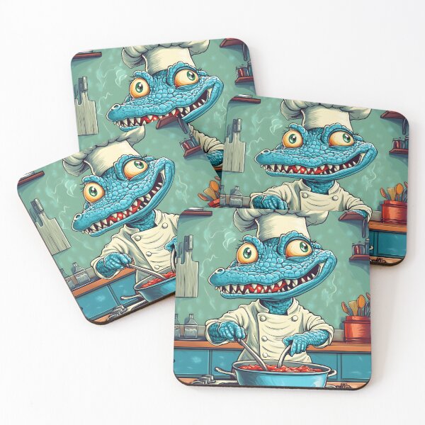 Item preview, Chef Crocodile Cooking Delicious Spaghetti Sauce designed and sold by Artessie.