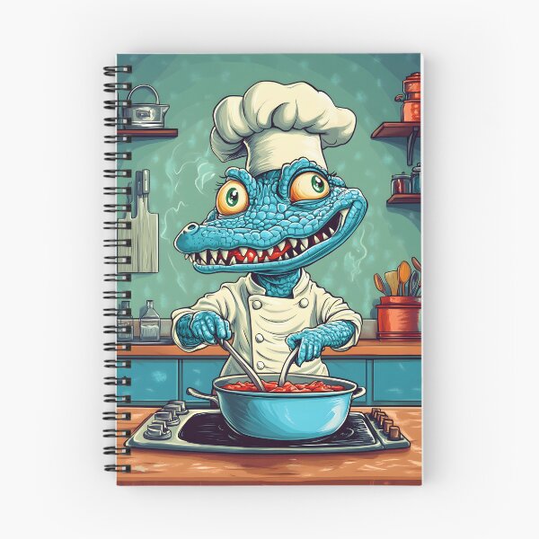 Item preview, Chef Crocodile Cooking Delicious Spaghetti Sauce designed and sold by Artessie.