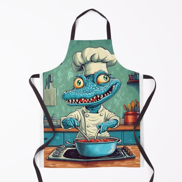 Item preview, Chef Crocodile Cooking Delicious Spaghetti Sauce designed and sold by Artessie.