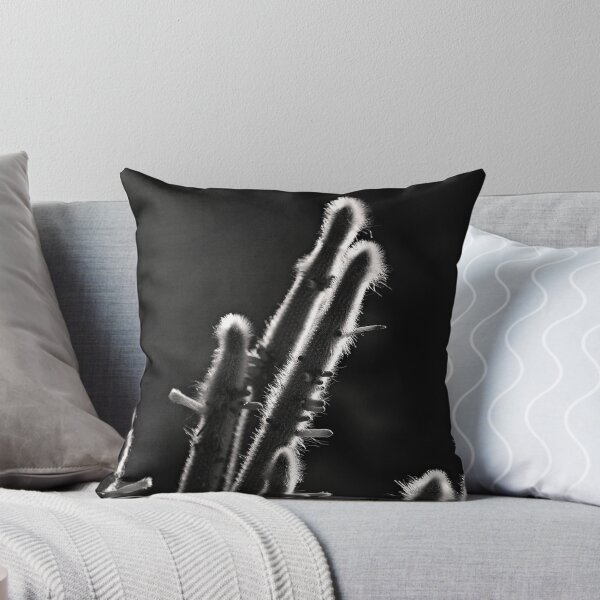 Item preview, Dramatic fuzzy cactus in black and white designed and sold by ChrisArnold.